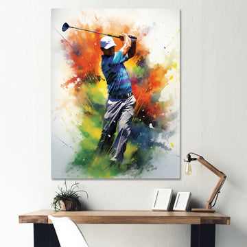 Golf Dynamic Drives I - Golf Canvas Wall Art